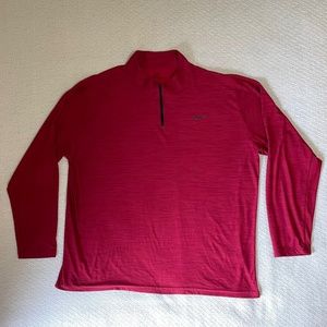 Nike 1/4 zip pullover. Dri-Fit. 3XL. Red. In great condition.